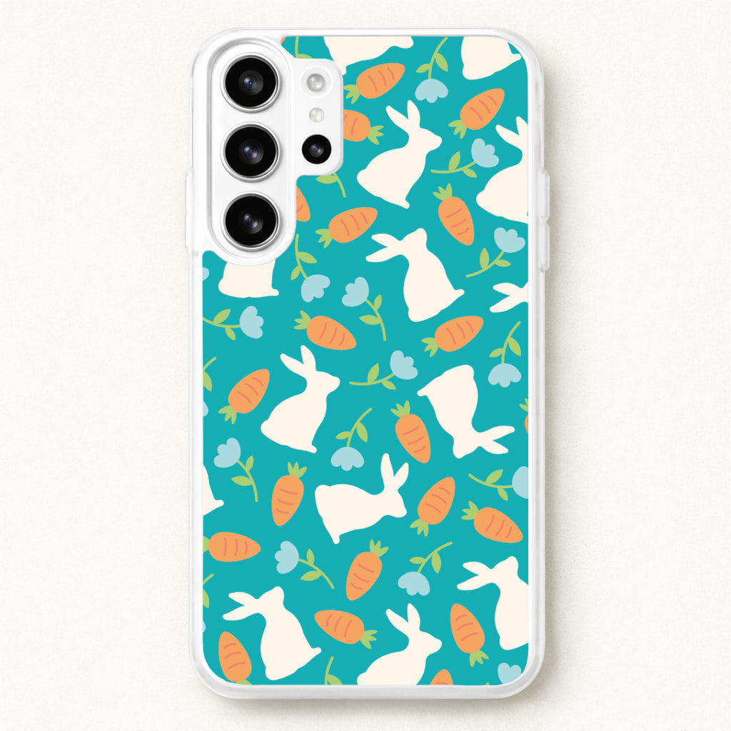 Bunnies And Carrots - Easter Patterns Phone Case for Galaxy S26 Ultra