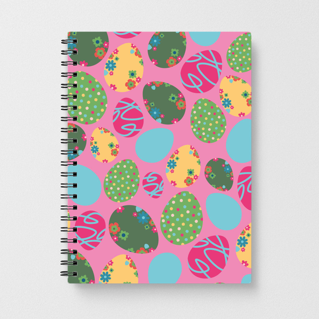 Pink Easter Eggs - Easter Patterns Notebook