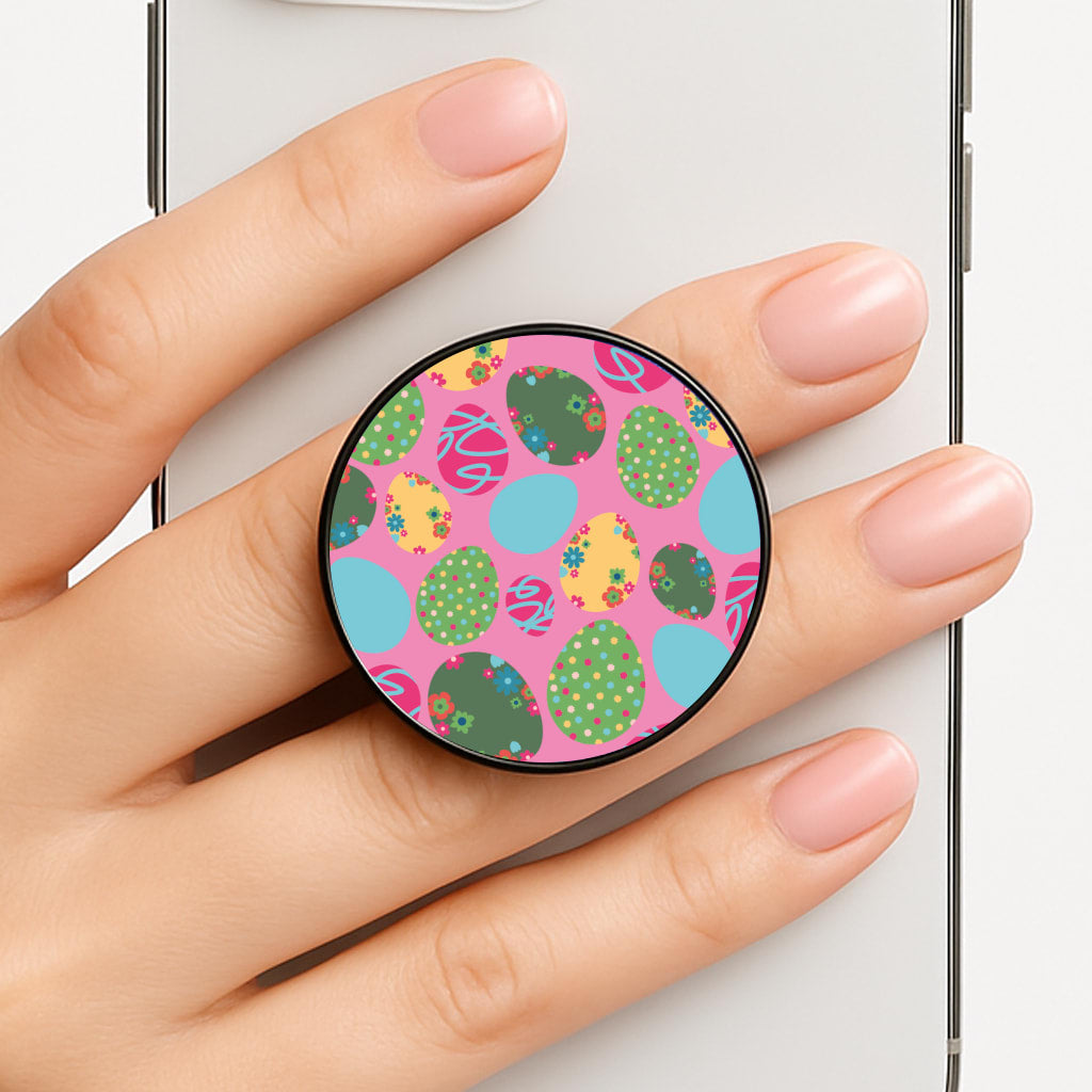 Pink Easter Eggs - Easter Patterns Phone Grip