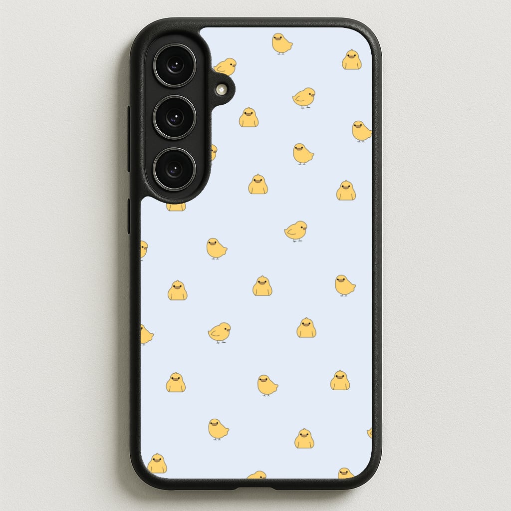Chicks - Easter Patterns Phone Case for Galaxy S25FE