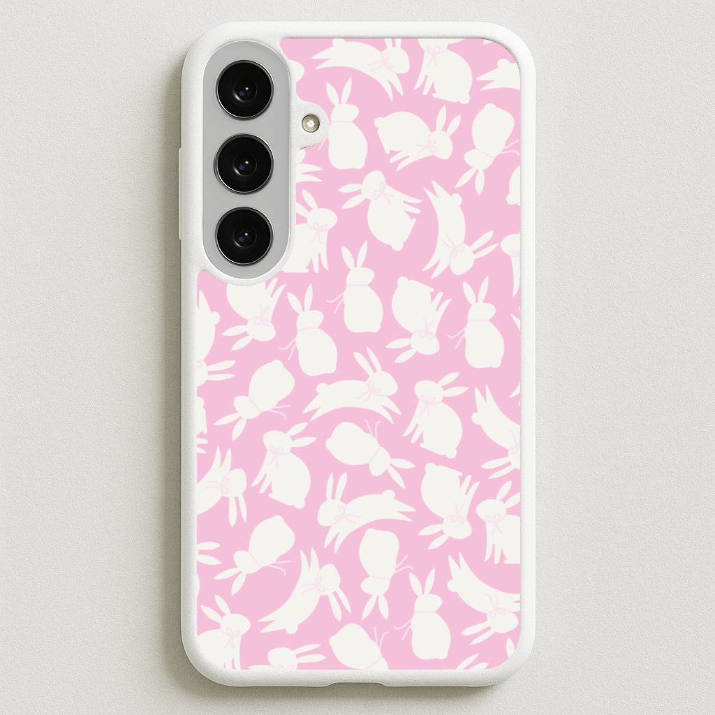 Bunnies And Bows - Easter Patterns Phone Case for Galaxy S25FE