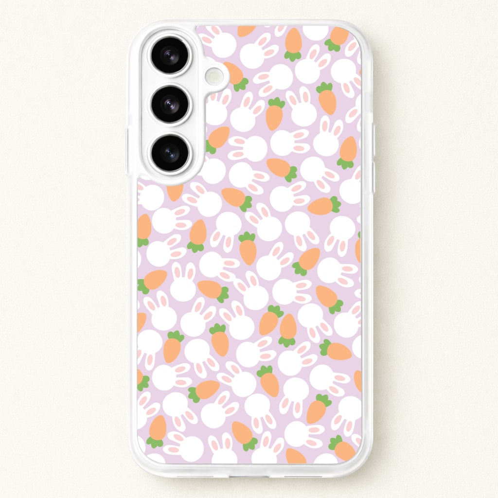 Rabbits And Carrots - Easter Patterns Phone Case for Galaxy S26