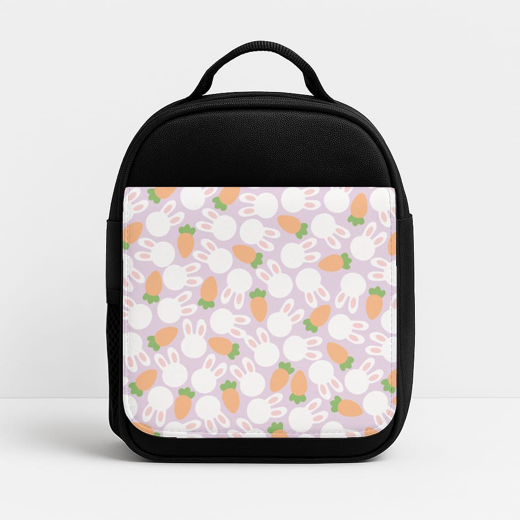 Rabbits And Carrots - Easter Patterns Lunchbox
