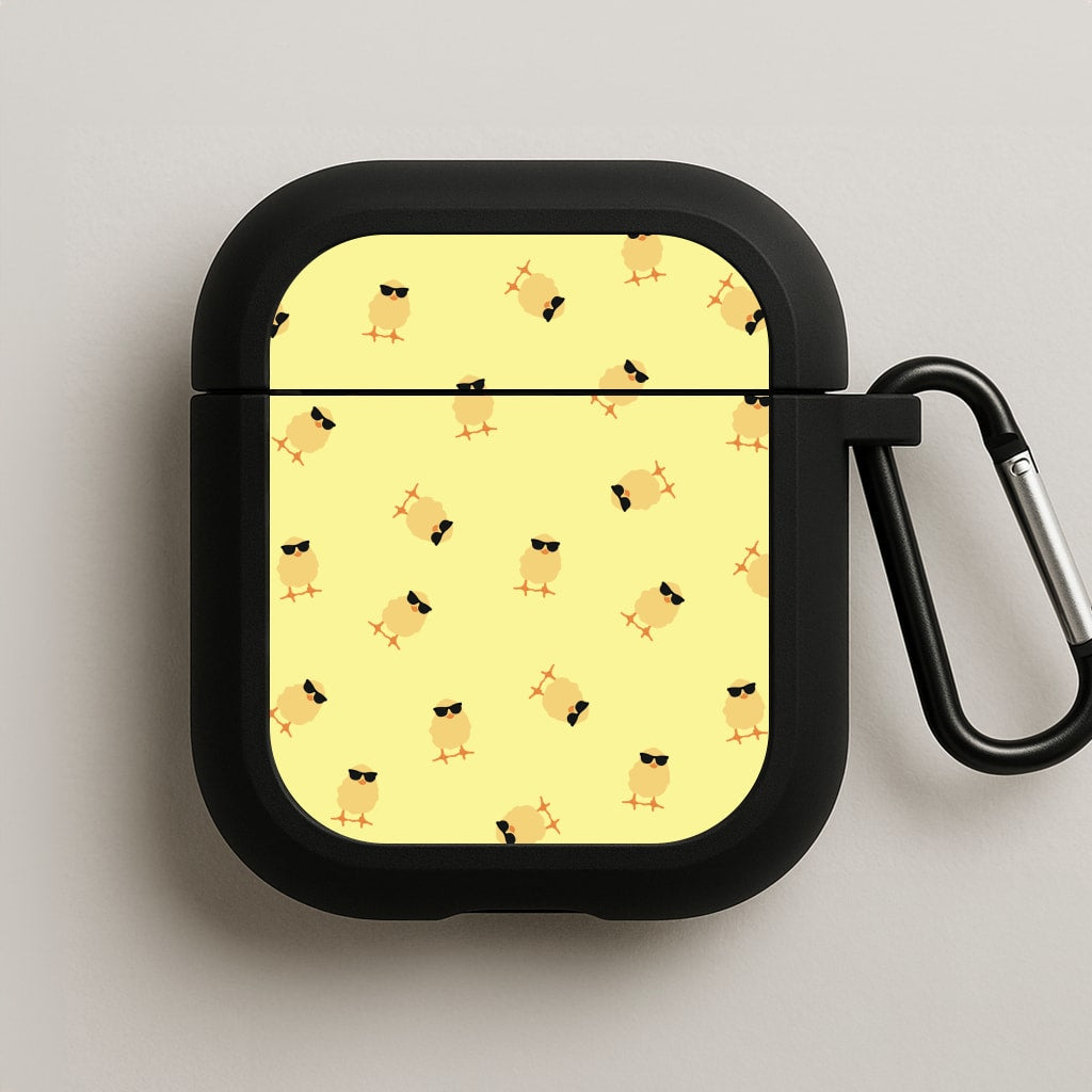 Chicks With Sunglasses Pattern AirPods Case