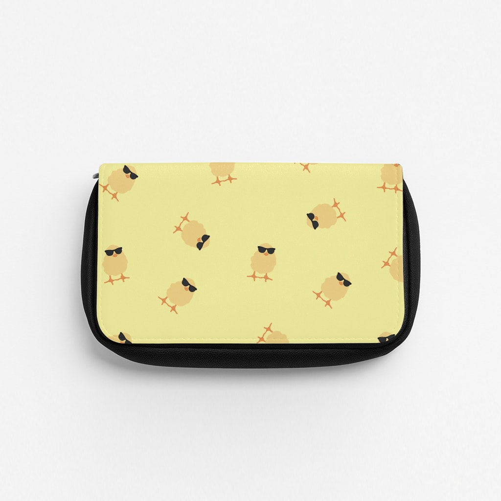 Chicks With Sunglasses Pattern Pencil Case