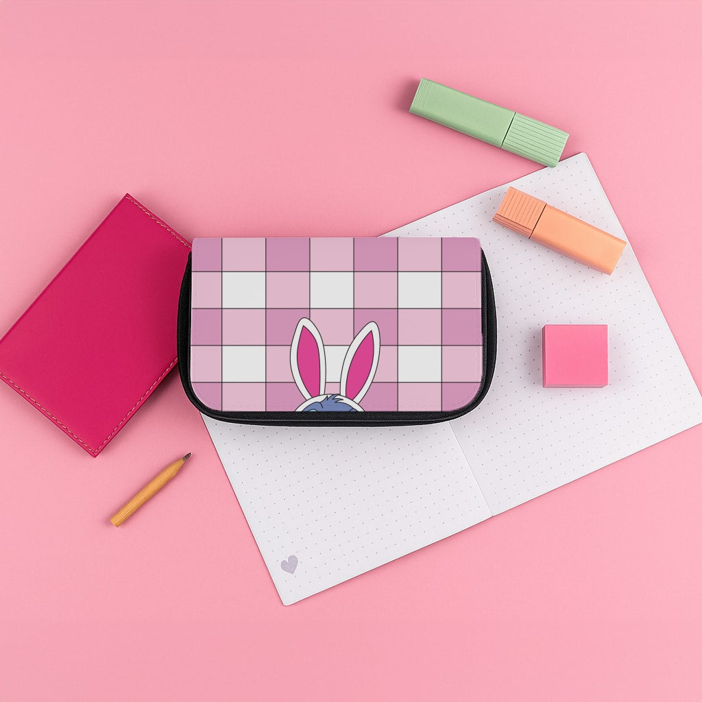 Easter Bunny Blue Alien Pencil Case