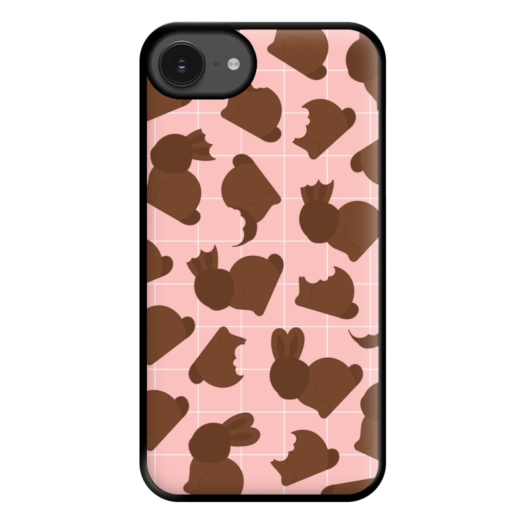Chocolate Easter Bunny Pattern Phone Case for iPhone 16e