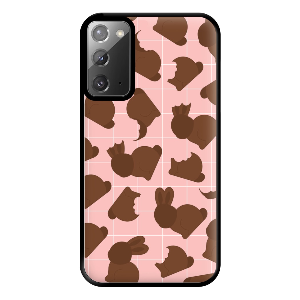 Chocolate Easter Bunny Pattern Phone Case for Galaxy Note 20 Ultra