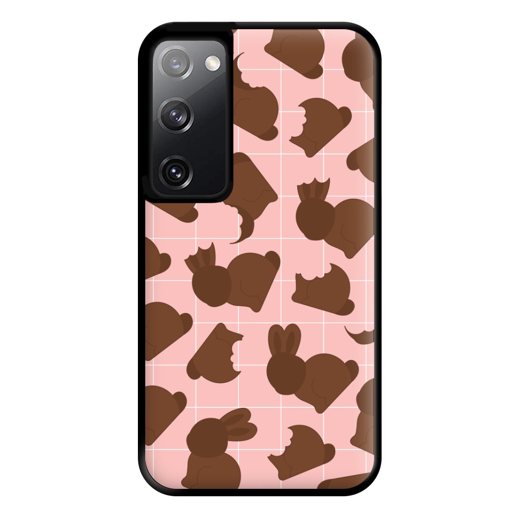 Chocolate Easter Bunny Pattern Phone Case for Galaxy S20