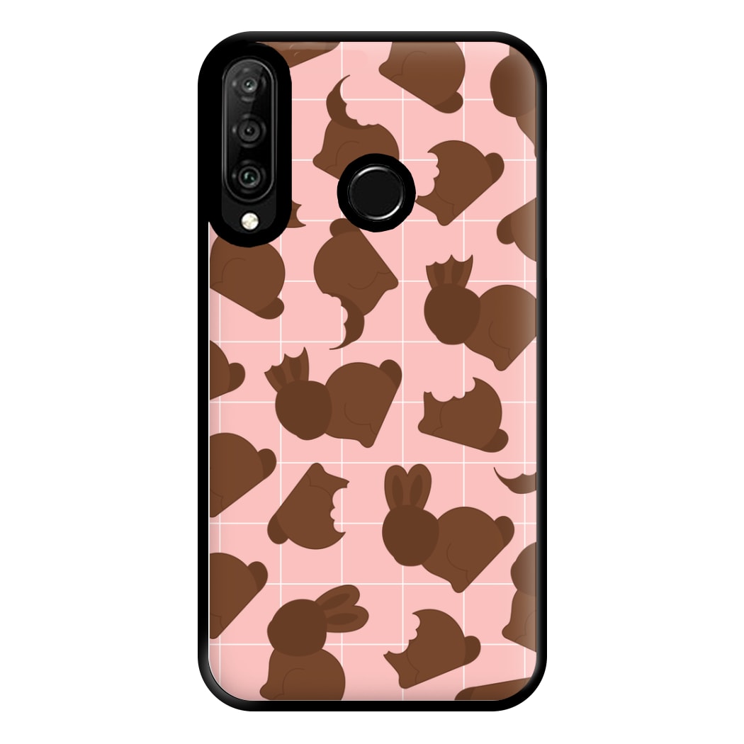 Chocolate Easter Bunny Pattern Phone Case for Huawei P30 Lite