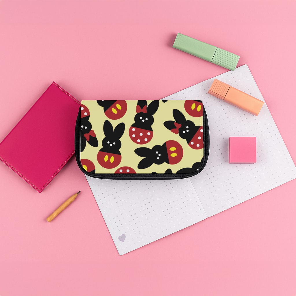 Mouse Peeps Pattern Pencil Case