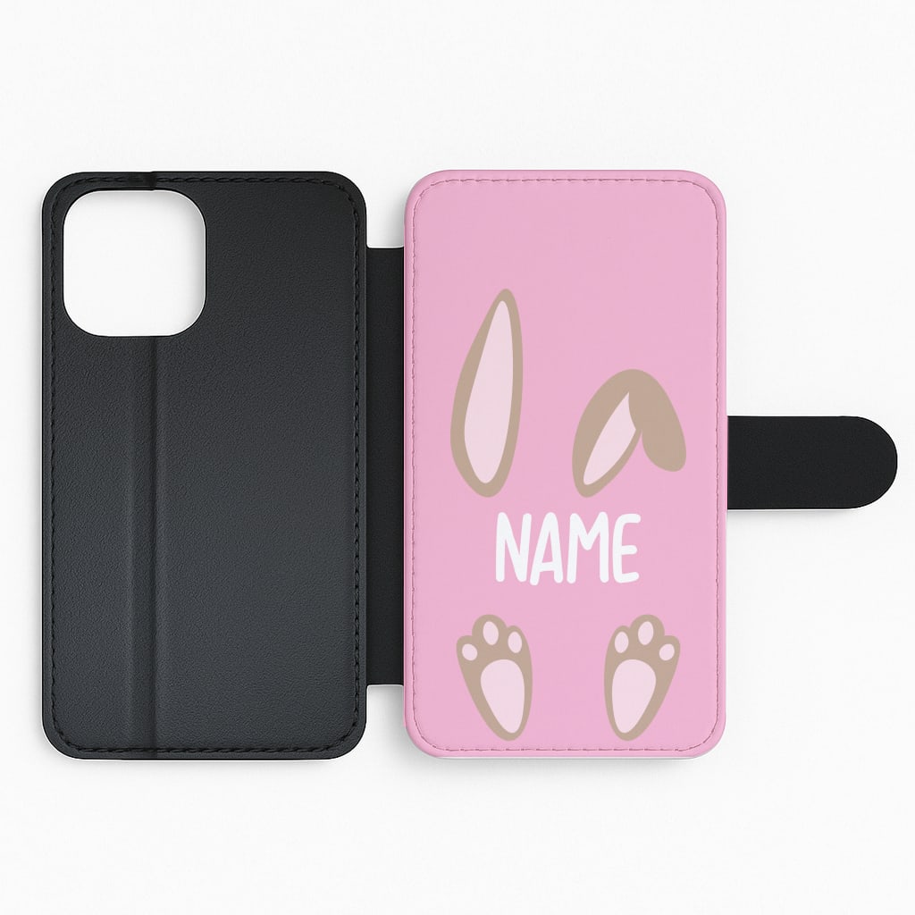 Brown Bunny Personalised Flip Phone Case