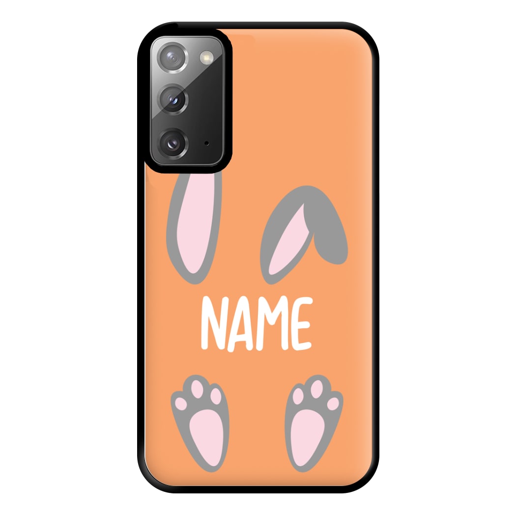 Grey Bunny Personalised Phone Case for Galaxy Note 20 Ultra