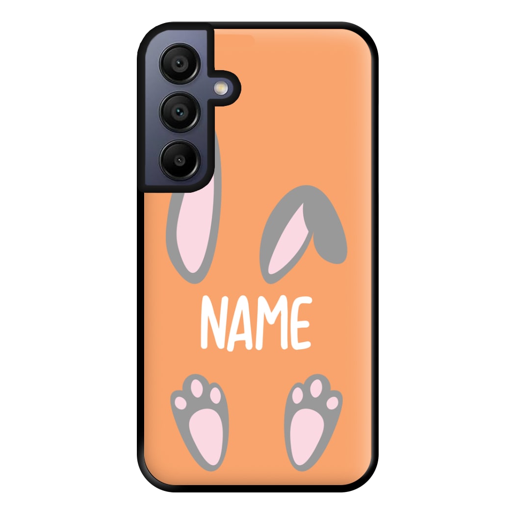 Grey Bunny Personalised Phone Case for Galaxy A16