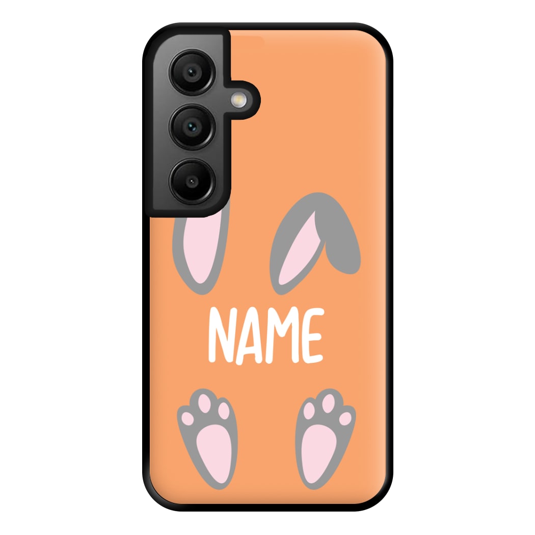Grey Bunny Personalised Phone Case for Galaxy A56