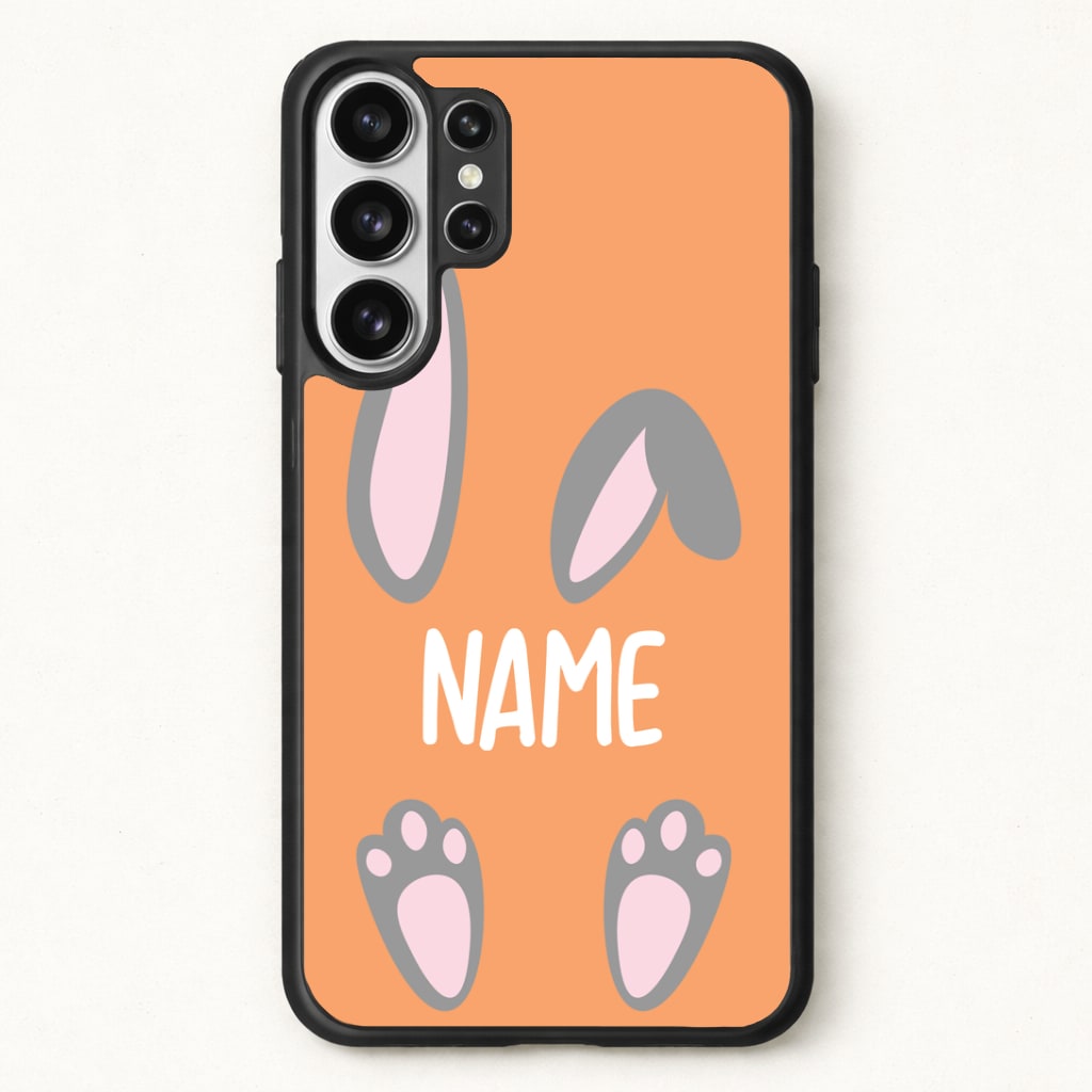Grey Bunny Personalised Phone Case for Galaxy S26 Ultra