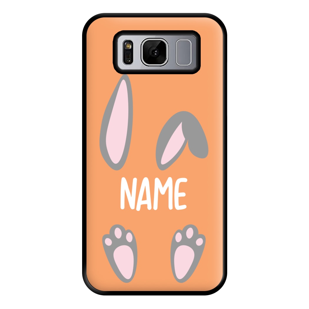 Grey Bunny Personalised Phone Case for Galaxy S8 Plus