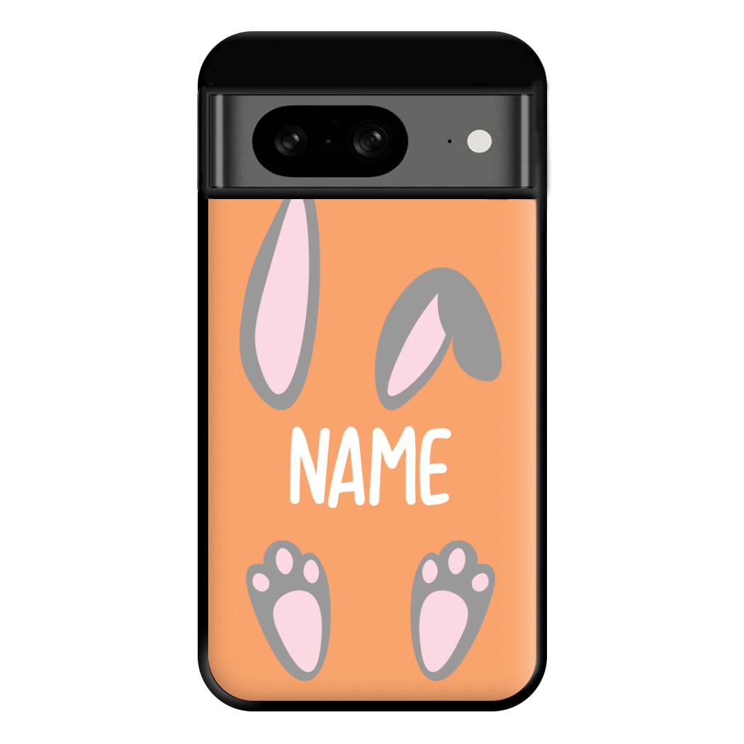 Grey Bunny Personalised Phone Case for Google Pixel 8
