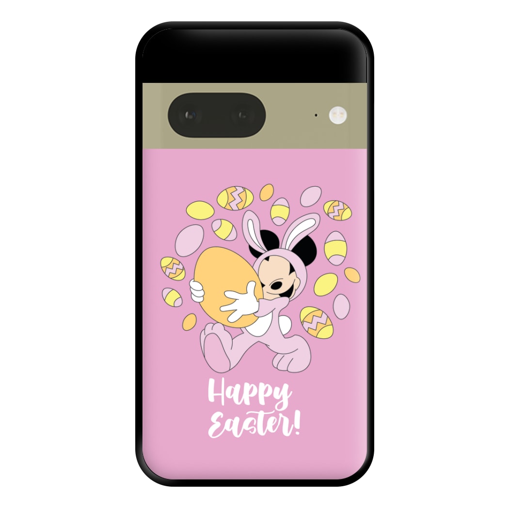 Happy Easter Pink Phone Case for Google Pixel 7a