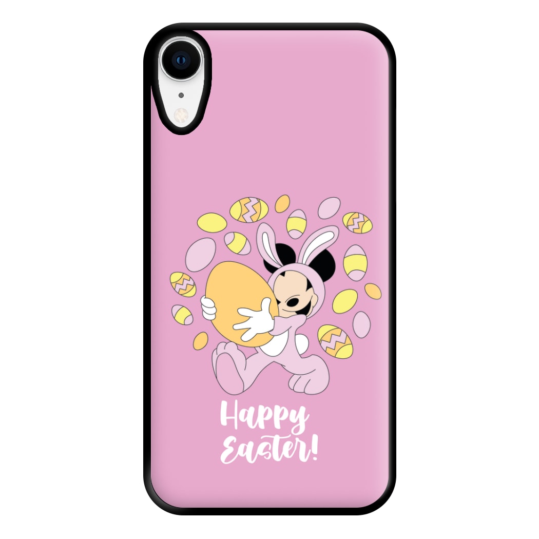 Happy Easter Pink Phone Case for iPhone XR