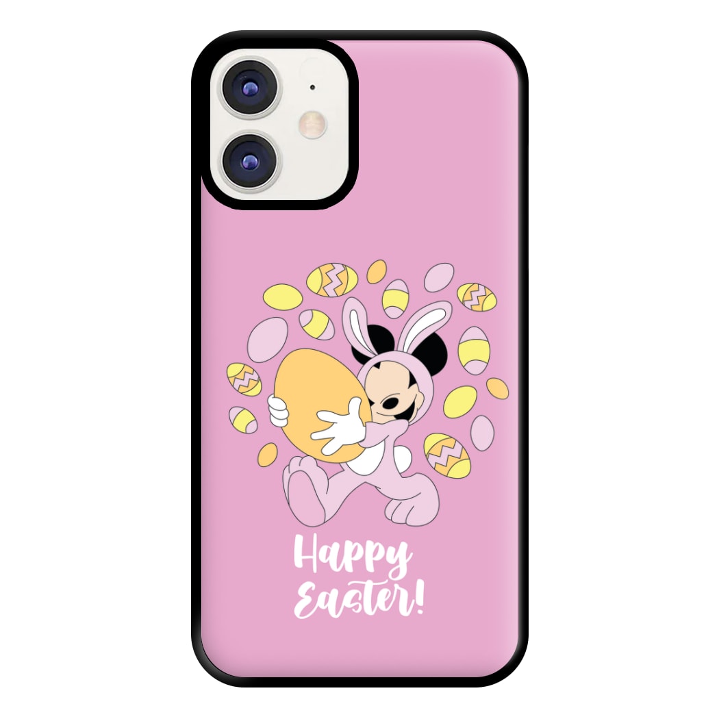 Happy Easter Pink Phone Case for iPhone 12 / 12 Pro