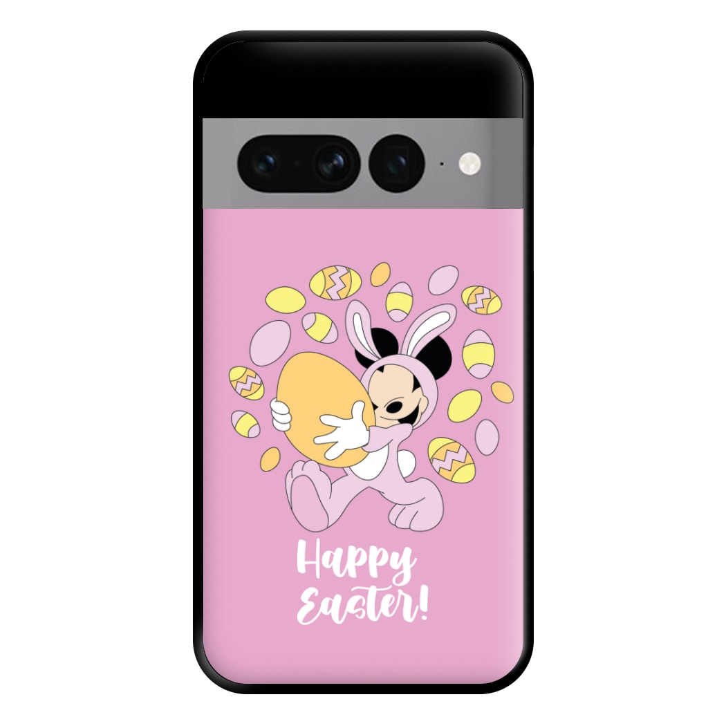 Happy Easter Pink Phone Case for Google Pixel 7 Pro