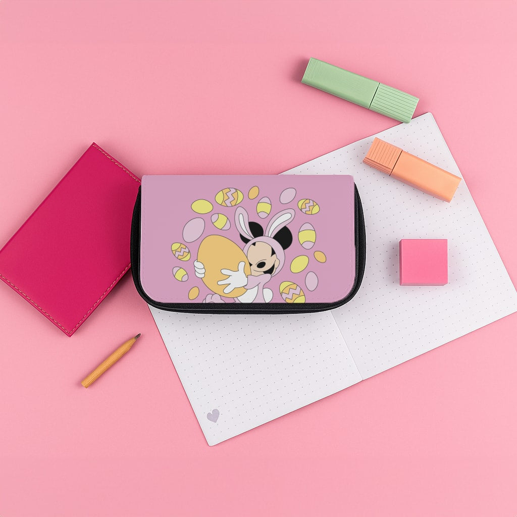 Happy Easter Pink Pencil Case