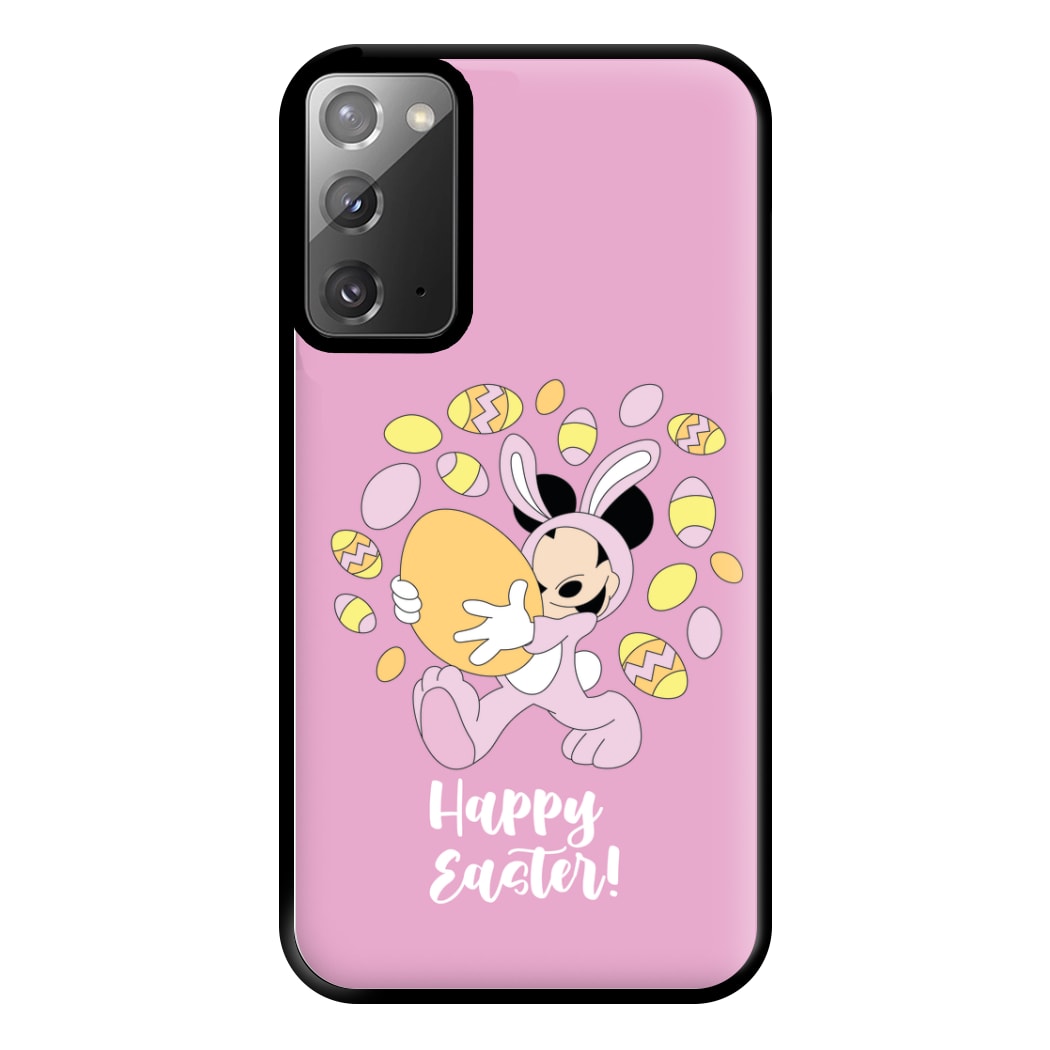 Happy Easter Pink Phone Case for Galaxy Note 20 Ultra