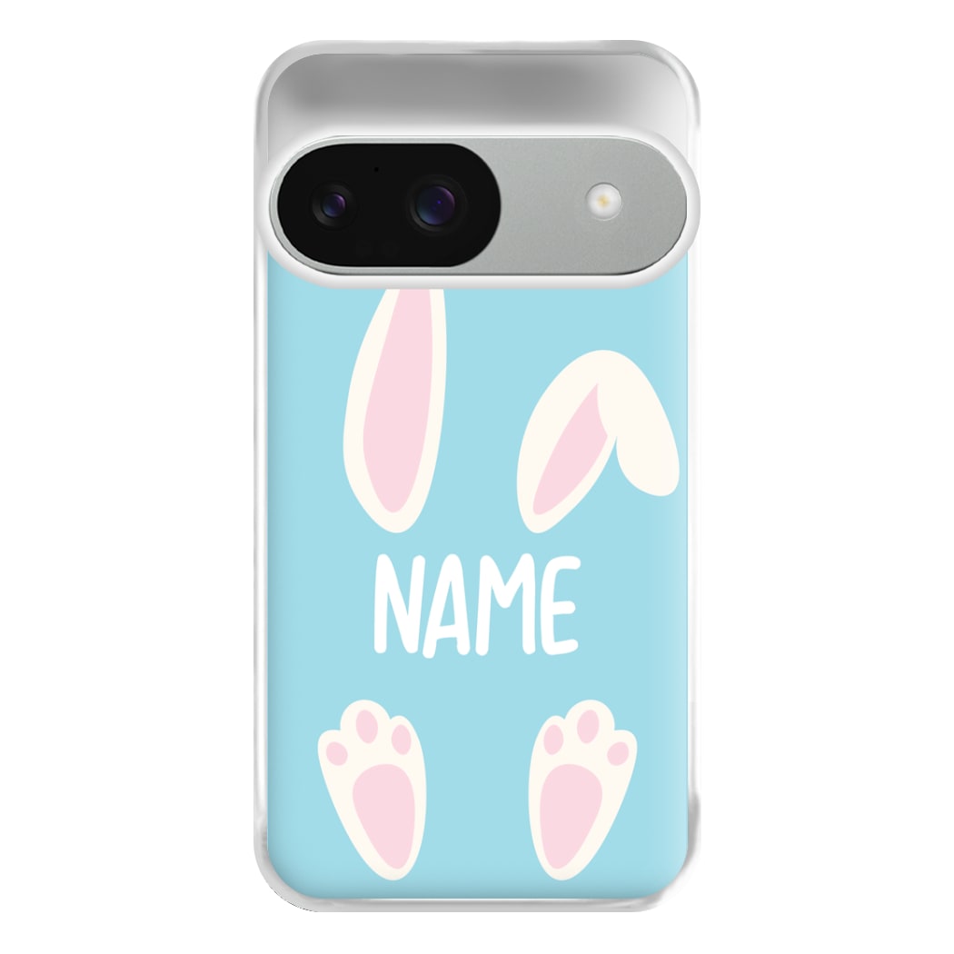 White Bunny Personalised Phone Case for Google Pixel 9 / 9 Pro