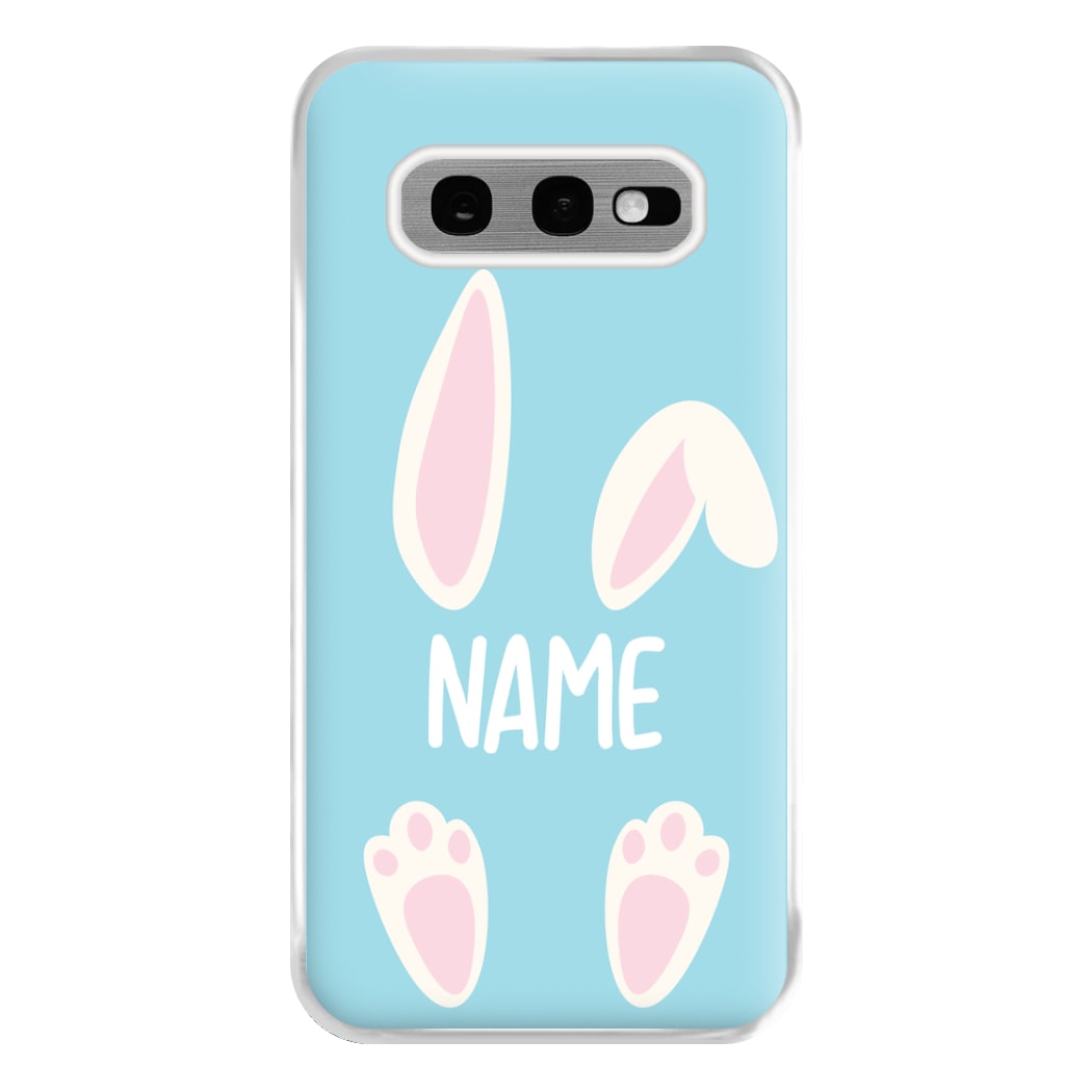 White Bunny Personalised Phone Case for Galaxy S10e