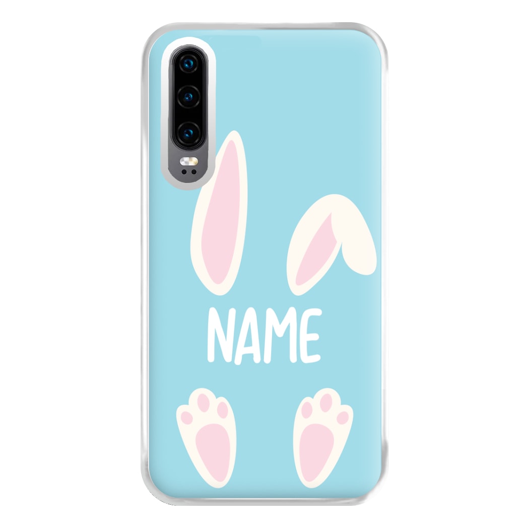 White Bunny Personalised Phone Case for Huawei P30