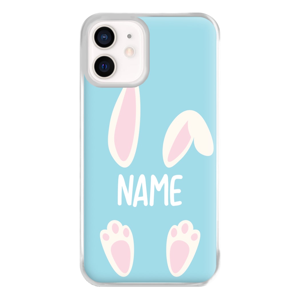 White Bunny Personalised Phone Case for iPhone 13 Mini