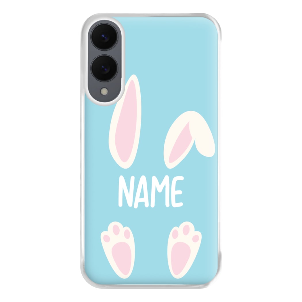 White Bunny Personalised Phone Case for Galaxy S25 Edge