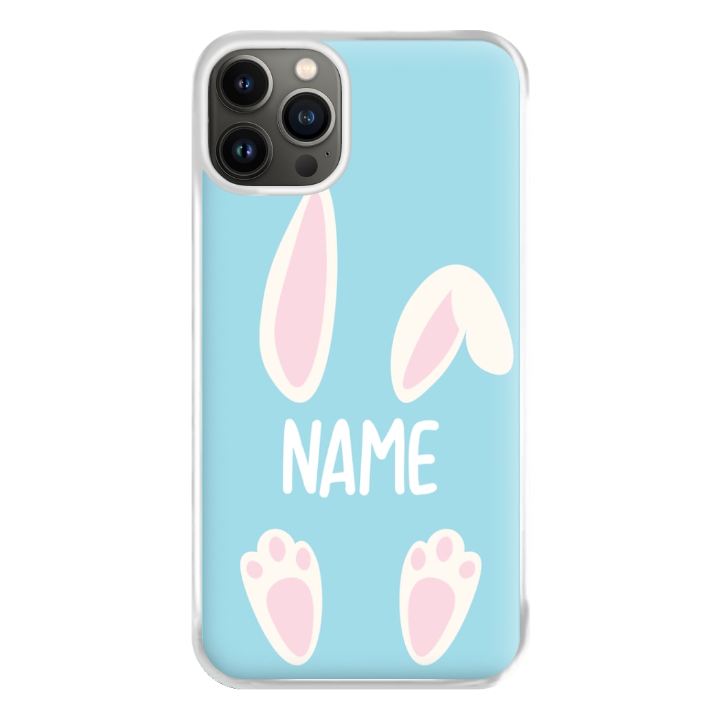 White Bunny Personalised Phone Case for iPhone 13