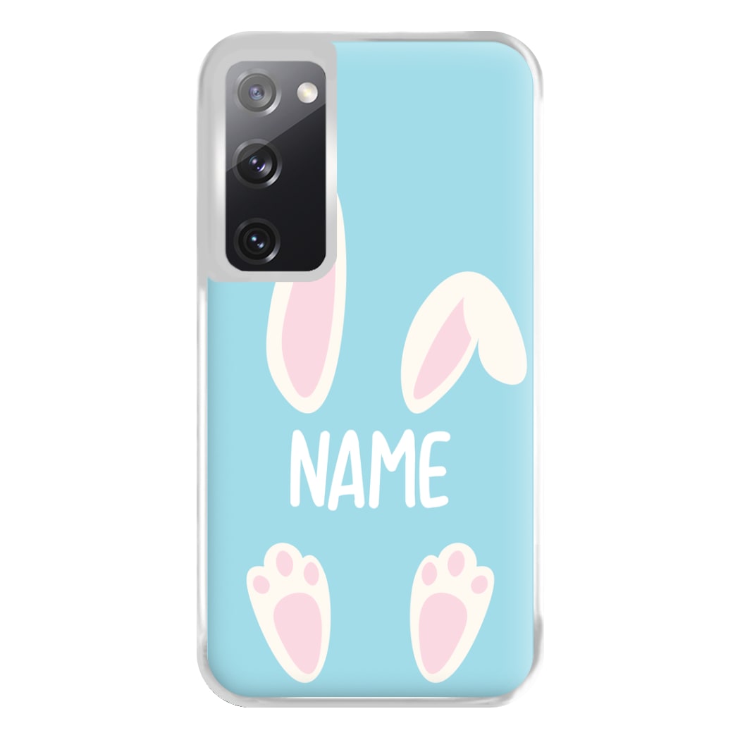 White Bunny Personalised Phone Case for Galaxy S20FE