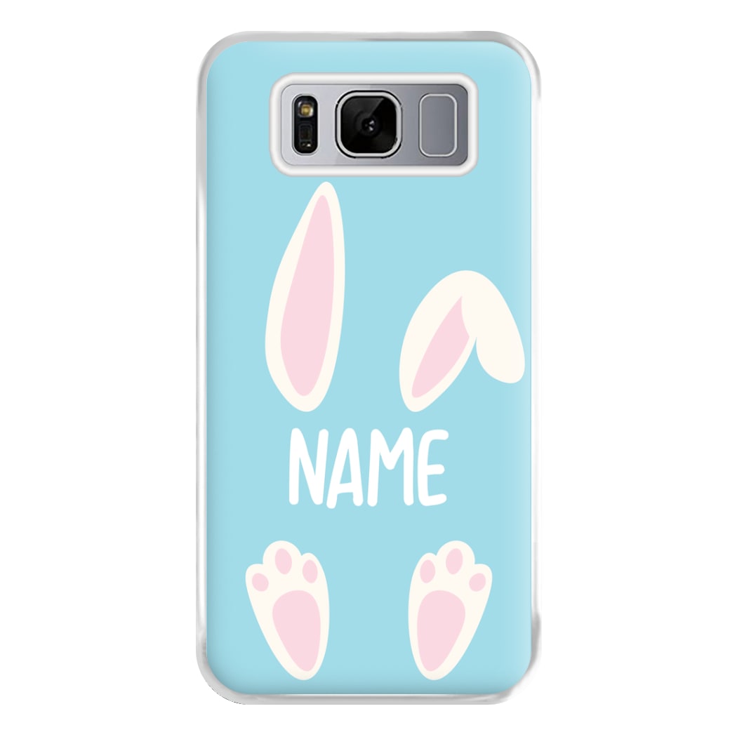 White Bunny Personalised Phone Case for Galaxy S8 Plus