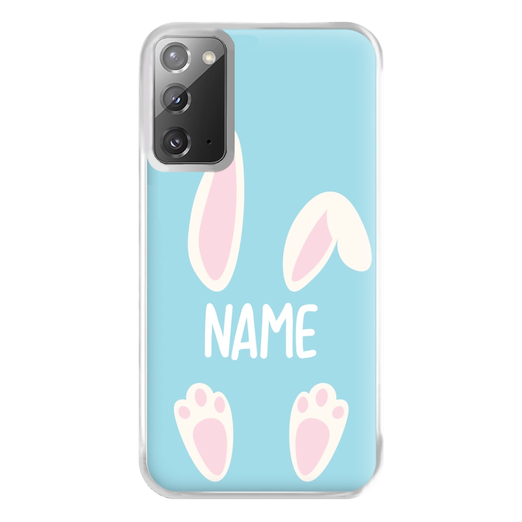 White Bunny Personalised Phone Case for Galaxy Note 20 Ultra