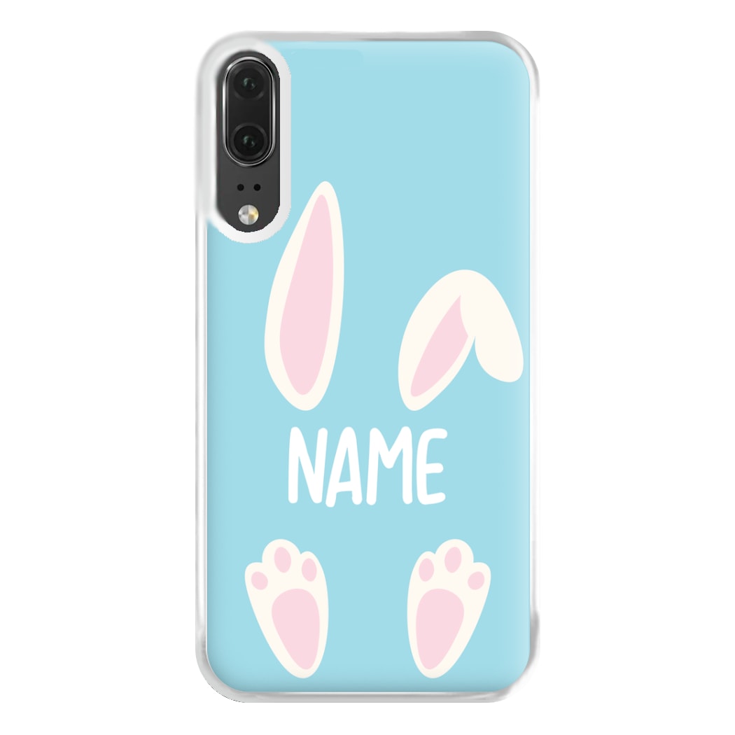 White Bunny Personalised Phone Case for Huawei P20