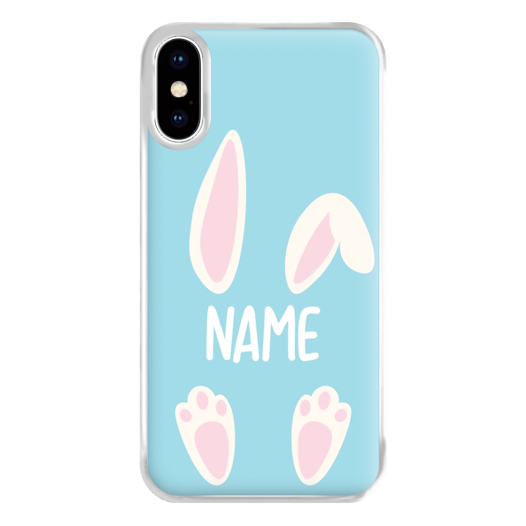White Bunny Personalised Phone Case for iPhone XS Max