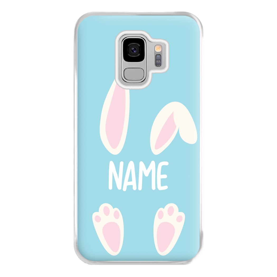 White Bunny Personalised Phone Case for Galaxy S9 Plus