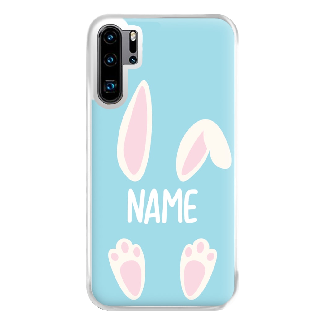 White Bunny Personalised Phone Case for Huawei P30 Pro