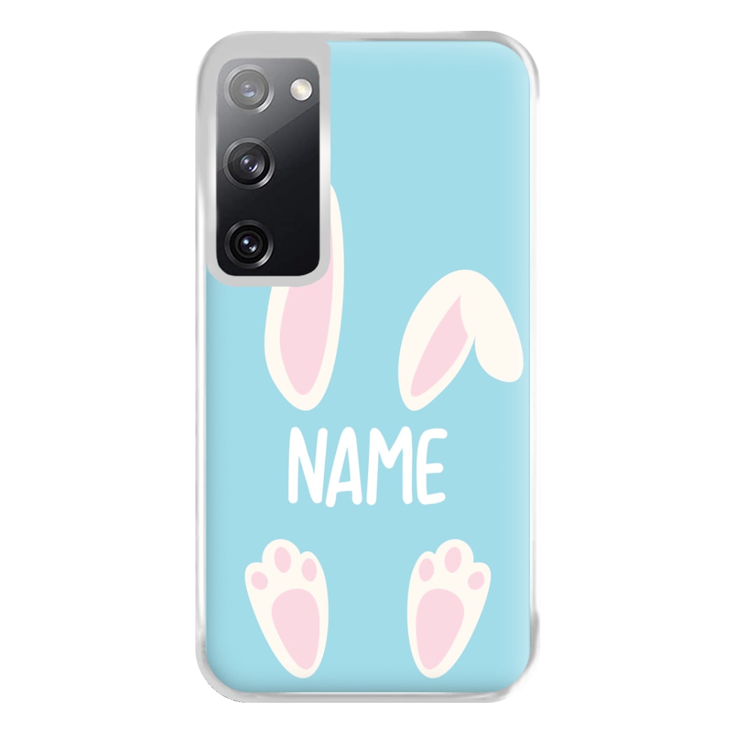 White Bunny Personalised Phone Case for Galaxy S20