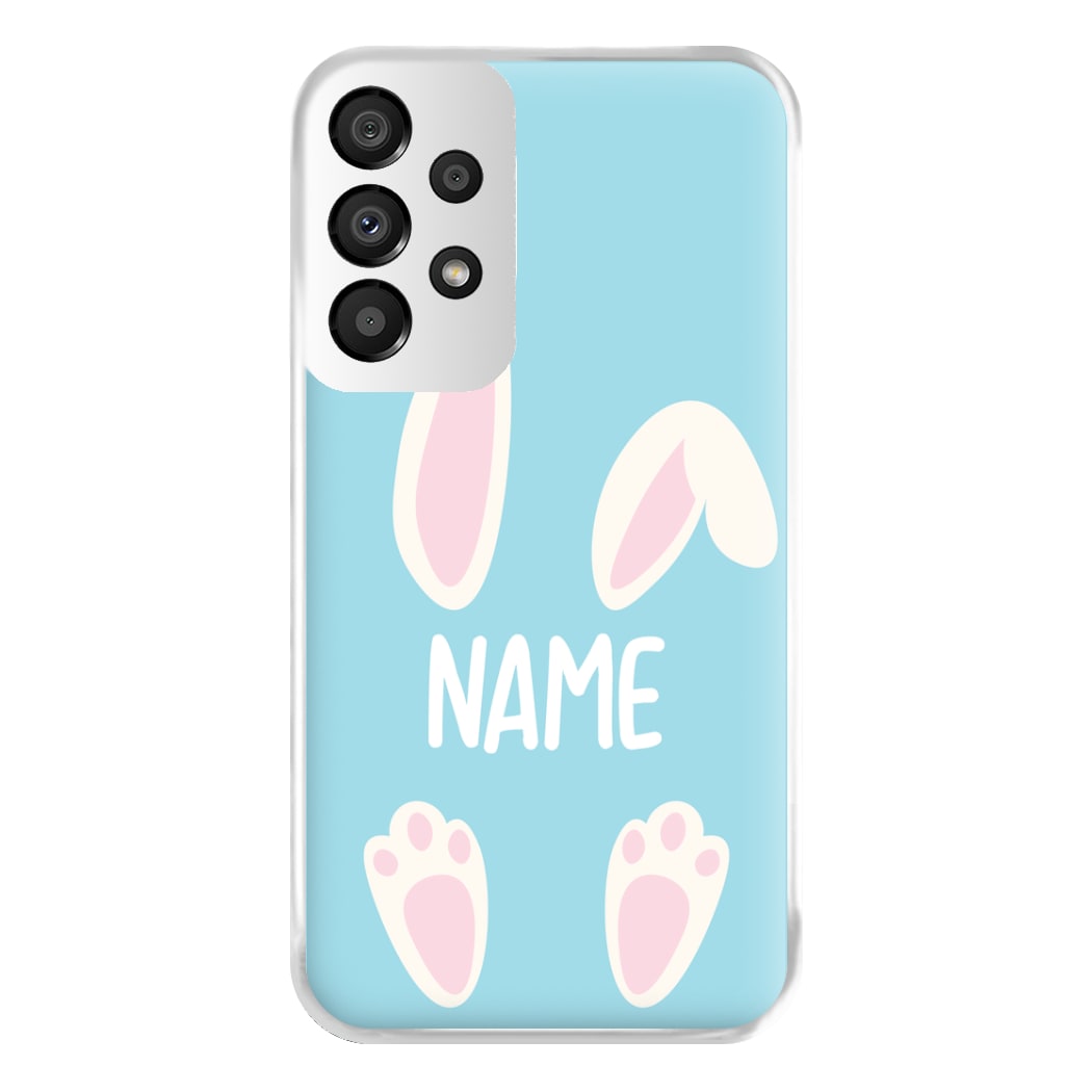 White Bunny Personalised Phone Case for Galaxy A33