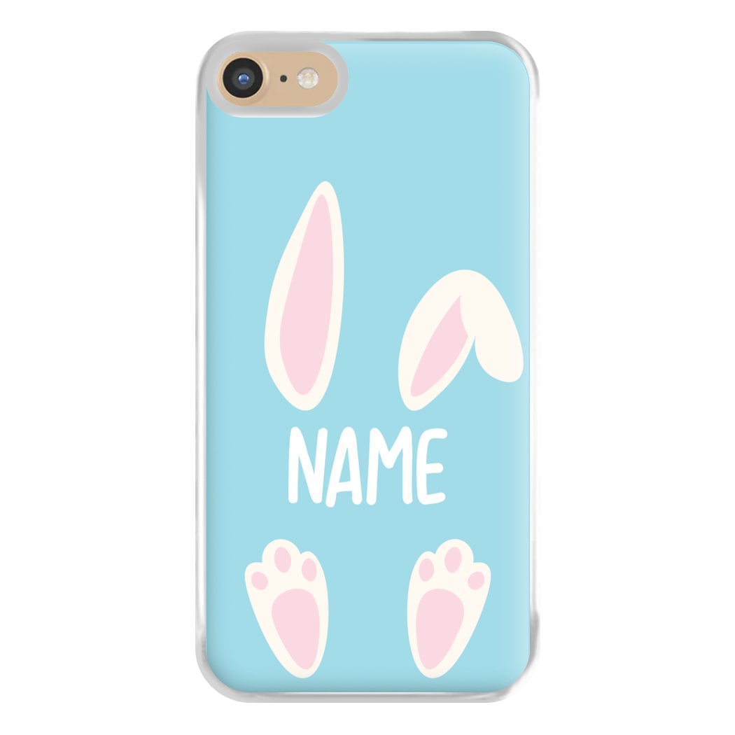White Bunny Personalised Phone Case for iPhone 6 / 7 / 8 / SE
