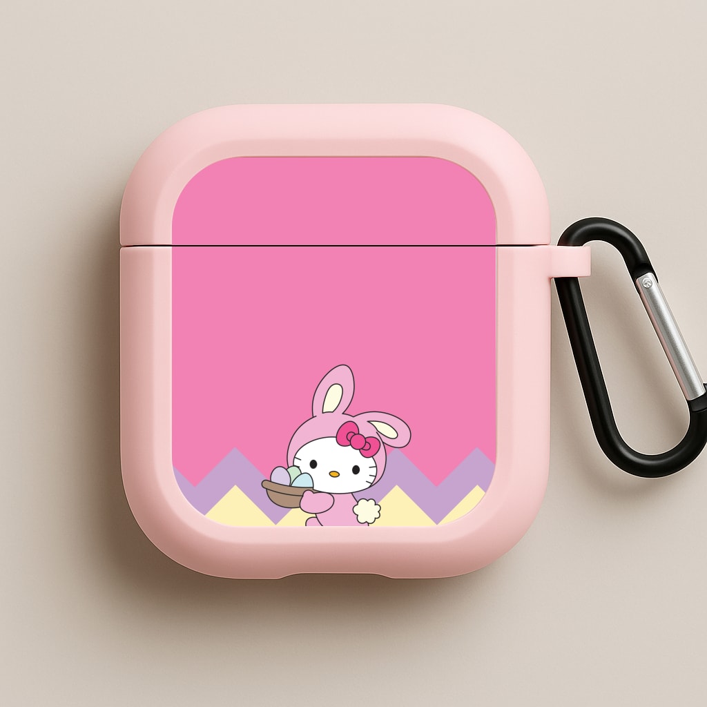 Cute Bunny 2025 Pink AirPods Case