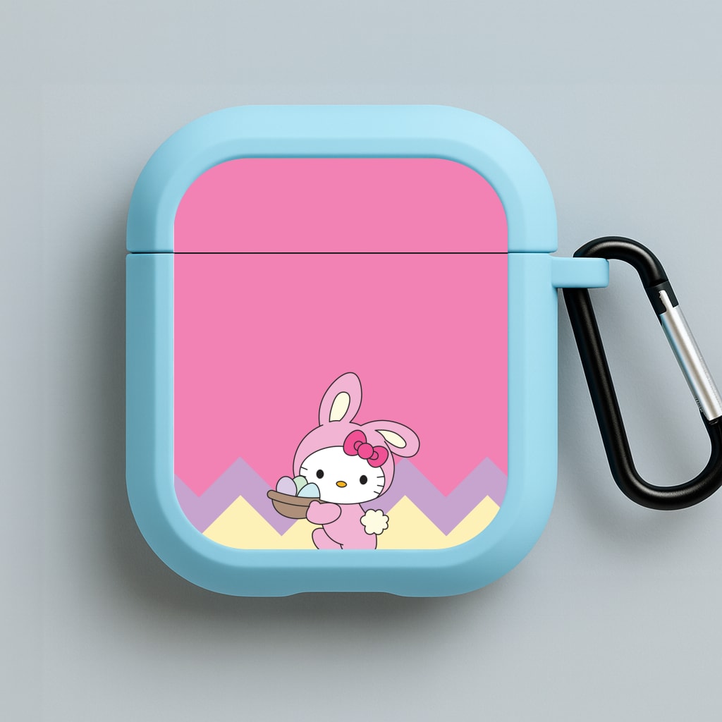 Cute Bunny 2025 Blue AirPods Case