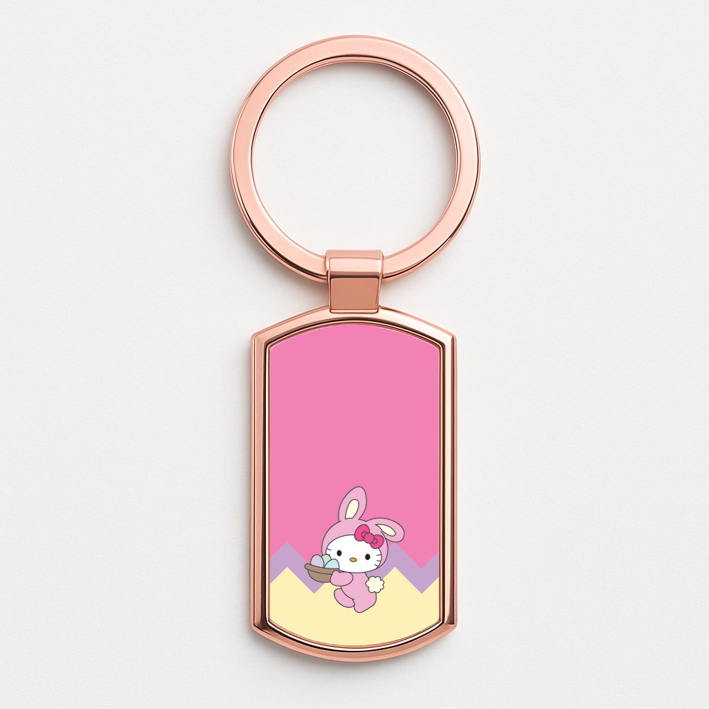 Cute Bunny 2025 Rose Gold Keyring