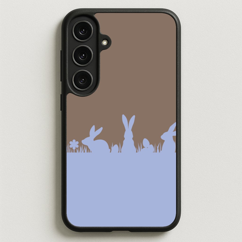 Bunny Outline Phone Case for Galaxy S25FE