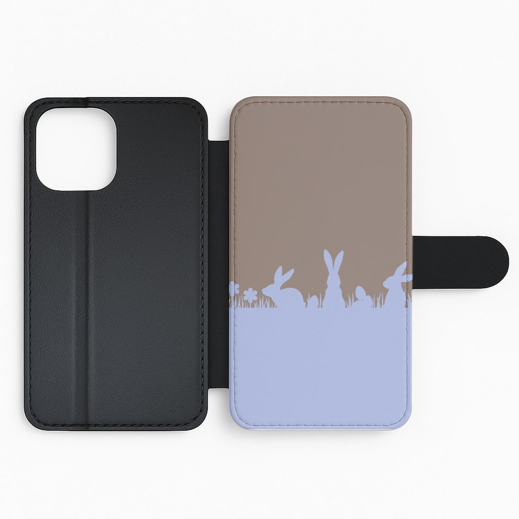 Bunny Outline Flip Phone Case