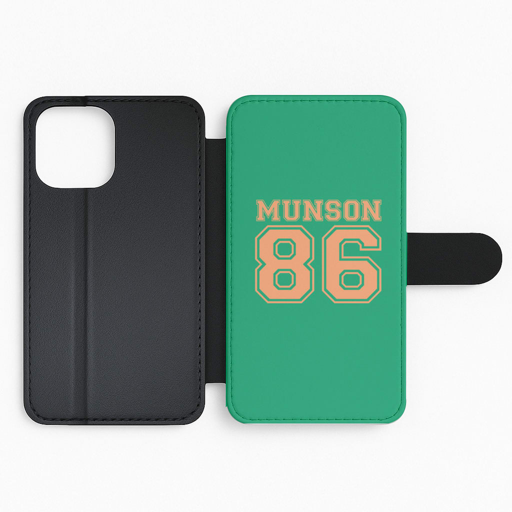 Munson 86 - Green Flip Phone Case